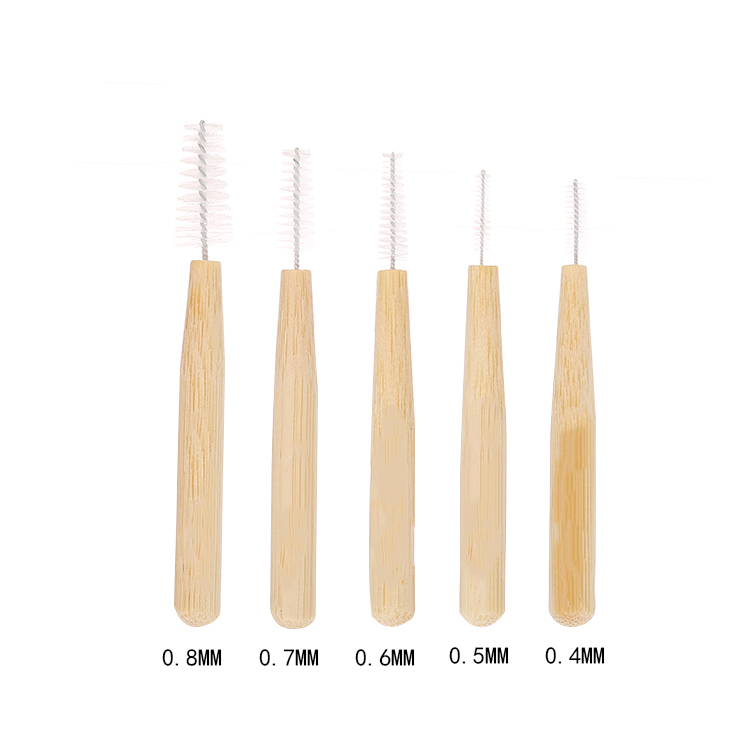 Wholesale Interdental Brush Dental Soft Eco Bamboo Reusable Interdental